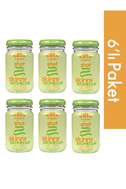 Elite Naturel 6'lı Skinny Bromelain Shot 60 ml