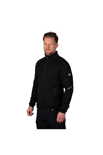 NORTHFINDER MI-3944OR pulover bărbătesc activ, tip powerstretch, YACAR, Negru