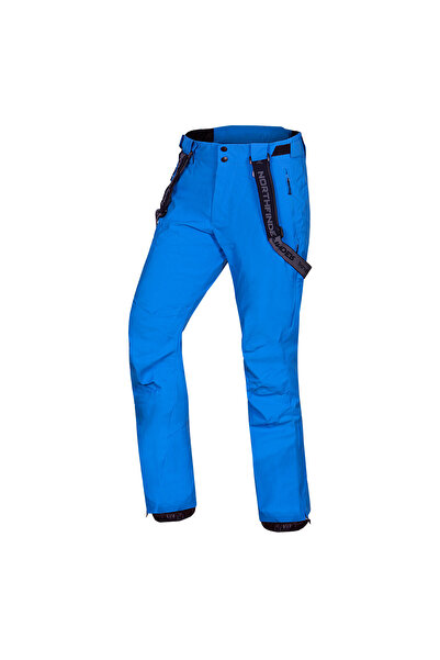 NORTHFINDER Pantaloni de schi confortabili pentru bărbați cu bretele detașabi...