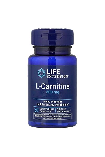 Life Extension L-Carnitine Helps Maintain Cellular Energy Metabolism 500 mg 3...