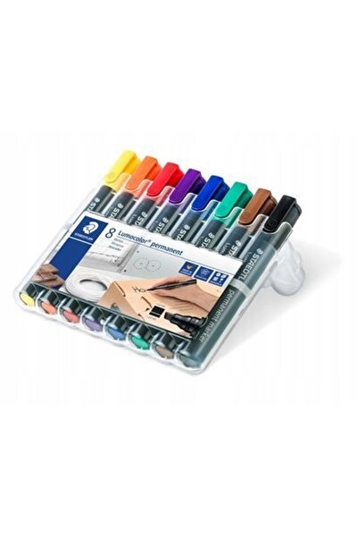 Staedtler Marker Permanent 8 Culori Vârf Teșit 350Wp8