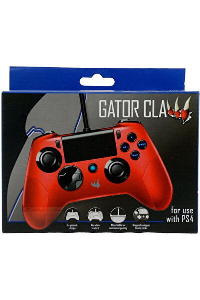 GATOR Glaw Ενσύρματο Χειριστήριο για PS3 Μαύρο