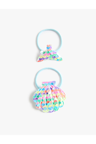 Koton Sequined Elastic Hair Clip Set
