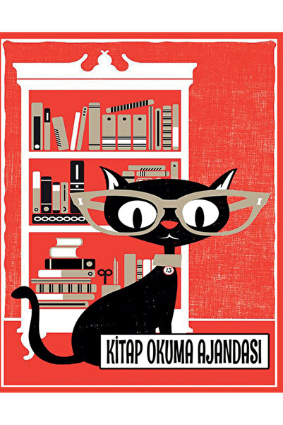 Fa Yayınları Kitap Okuma Ajandası - Gözlüklü Kedi / Kolektif / / 2994355904345