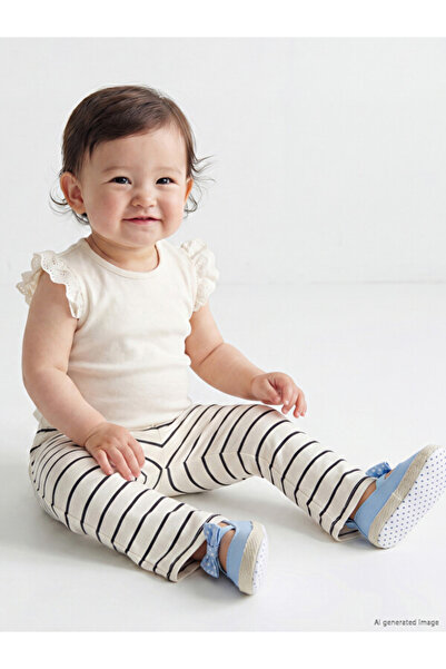 LC Waikiki Quality Pieces from Çelebi Store Striped Baby Girl Leggings Pants