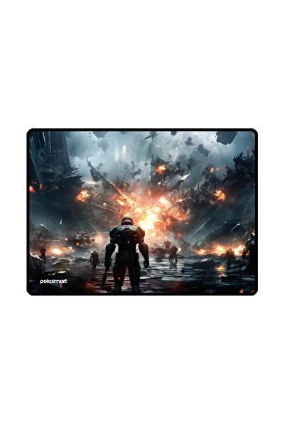 Polosmart Pgm31 35X25 cm Gaming Mouse Pad 4 mm Thick Micro Woven Anti-Slip Ru...