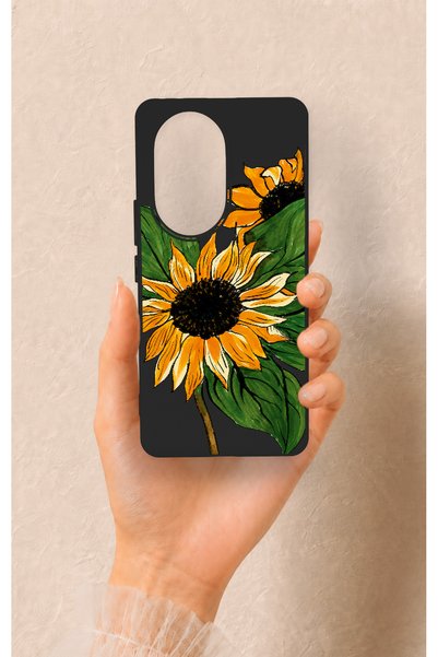 Vip Case Honor 200 Pro 5g Compatible Moonflower Patterned Silicone Case