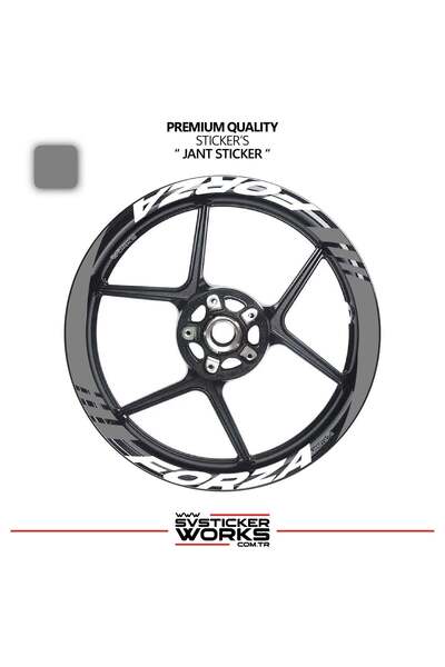 ARONA Honda forza wide wheel rim cover sticker decal model 16-piece set high ...