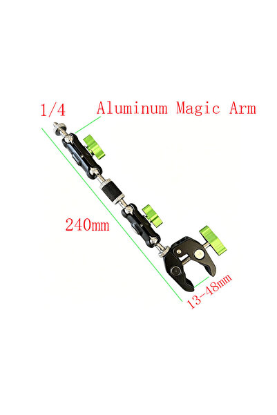 Choice 240mm 1 4 1 Set Photography Accessories Camera Metal Super Clamp With ...