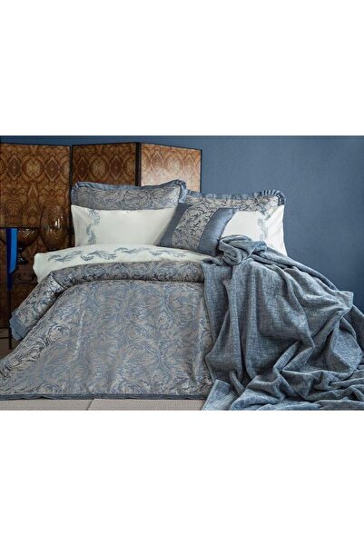 PAMUKLAR Apricitas Home Duvet Cover Set Dowry Set Gala Blue
