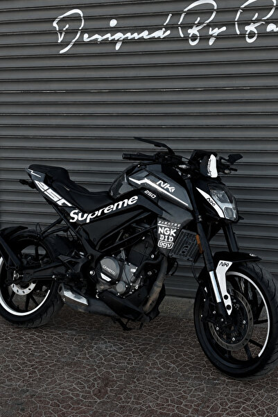 Banxtre مجموعة ملصقات ديكور كاملة فائقة الجودة (يمين ويسار) لـ CFMOTO NK250