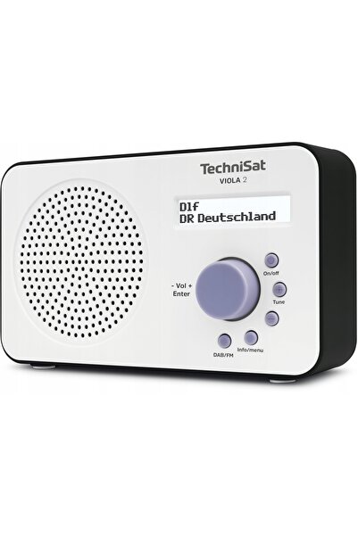 TECHNİSAT Radio Digital Viola 2 DAB+ FM Portabil Alb