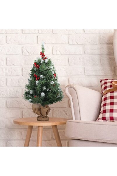 BuHa Brad de Craciun artificial Buha®, decorat cu conuri de pin, fructe de pa...