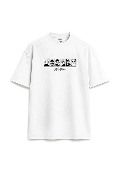 Darkia Jujutsu Kaisen Anime Printed Design Relax Fit White T-Shirt