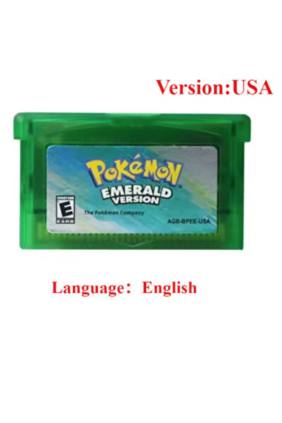 Choice15 Bandai USA- EMERALD GBA Game Cartridge Bundle Kir by Pokemon Ad vanc...