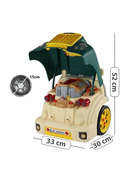 NO BRAND Motor pentru răsucire și desfacere, jucărie de construcție mecanică ...