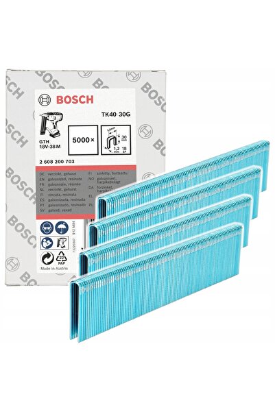 NO BRAND Cusături de 30mm cu spate îngust tip tk40 30g bosch 5.000 bucăți.