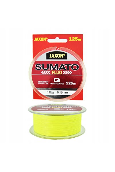 NO BRAND Fir împletit Sumato Fluo Jaxon diametru 0.10mm lungime 125m galben s...
