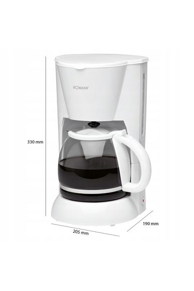 NO BRAND Espressor cu funcție de menținere la cald Bomann Ka 183 Cb (Alb)