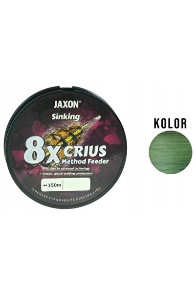 NO BRAND Jaxon Crius 8x Method Feeder Sinking Braid 0.12mm 150M fir împletit ...