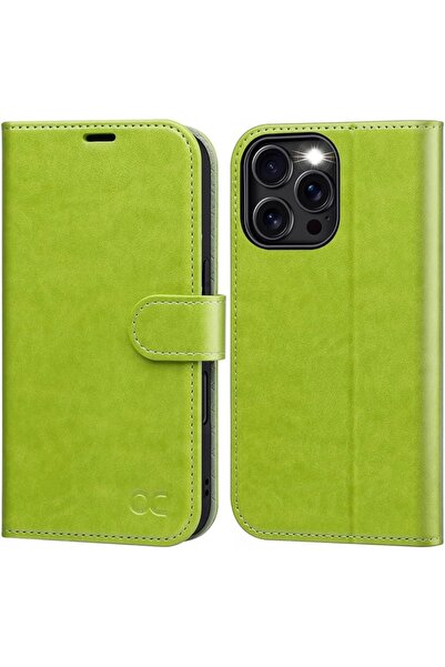 NO BRAND Husă flip din piele Ocase pentru iPhone 16 Pro Max, tip portofel, cu...