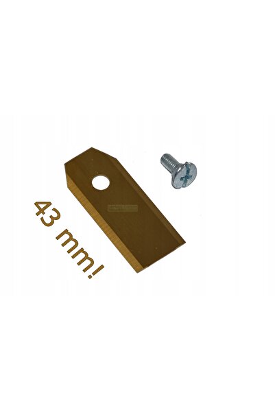 NO BRAND Lama de 18 x 43 mm pentru robotul Mcculloch Automower – titan