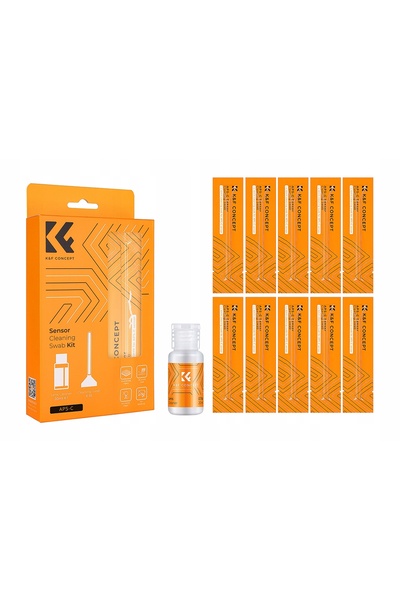 K&F CONCEPT Kit de curățare cu bețișoare pentru senzori APS-C