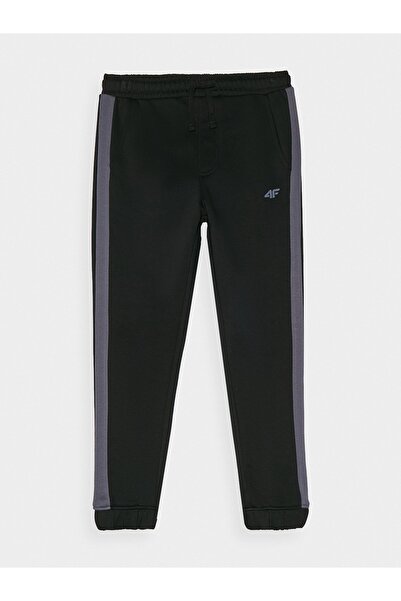 NO BRAND Pantaloni 4F Jr pentru băieți M759 Aw24 Negru 158