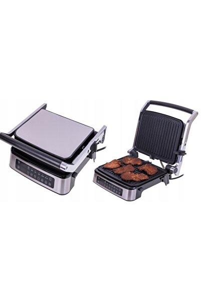 NO BRAND Grătar electric 2200W, presă panini, aparat de făcut sandvișuri, pen...