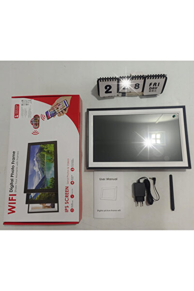 NO BRAND Ramă foto digitală Frameo cu ecran tactil de 15.6 inch, 32 GB, Wi-Fi...