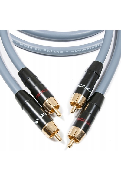 NO BRAND Cablu 2x RCA - 2RCA Cinch Interconector Audio Melodika Md2R07G Gunme...