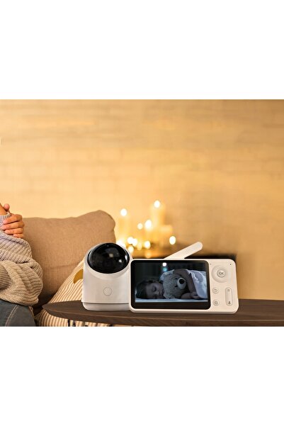 NO BRAND Monitor electronic rotativ pentru bebeluși Wifi 2Mpx 1080P Zoom 4X E...