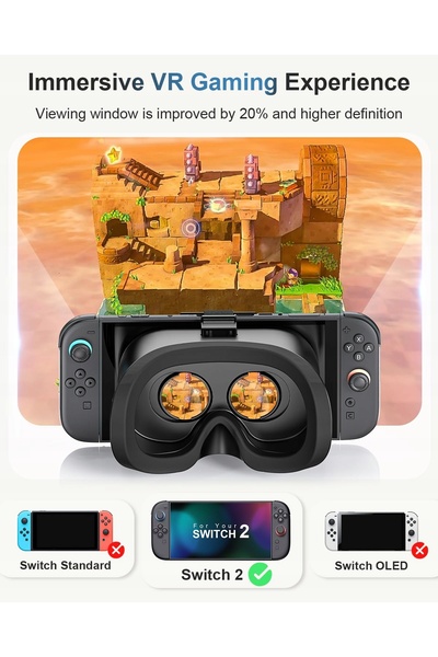 NO BRAND Ochelari VR pentru Consola Nintendo Switch 2 2025, Ochelari STARTRC ...