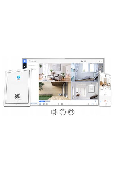 NO BRAND Cameră Solară Rotativă cu 2 Lentile, Sim Card 4G LTE GSM, 6MP, Albă