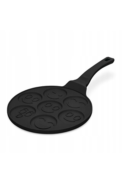 NO BRAND Tigaie pentru clătite 26cm; Design emoji cu clătite BerlingerHaus BH...