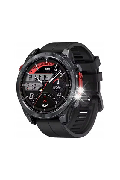 Zeblaze Smartwatch Stratos 4 Negru GPS AMOLED Sport Rezistent la apă 5ATM