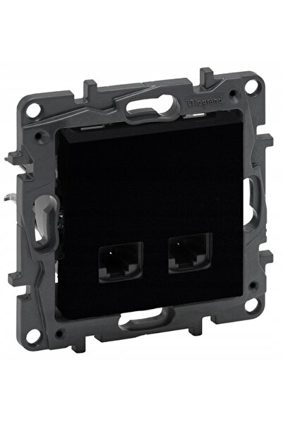 NO BRAND Modul Step Niloe Negru Priză Computer 2X Uae 8 Cat.5E Utp 863560