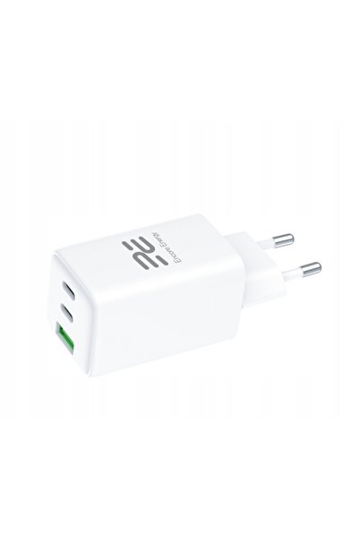 NO BRAND Încărcător rapid GaN 3X USB Triplu 65W + Cablu Encore Energy USB-C 50cm