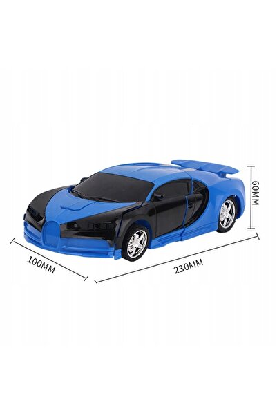 NO BRAND Mașină cu telecomandă mare 2 în 1, robot auto pilotabil, pliabilă