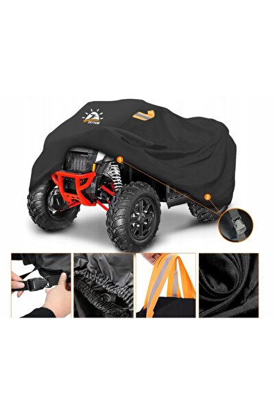 NO BRAND Husă impermeabilă XXXL pentru ATV cu curele de fixare și geantă