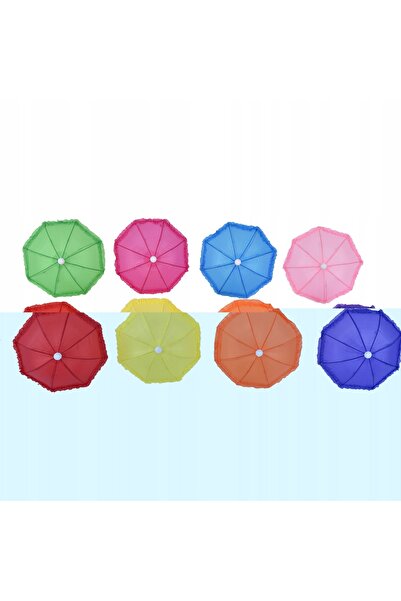 NO BRAND 8 bucăți umbrele miniaturale pentru păpuși, pentru jocuri decorative...