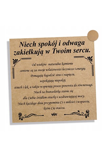 NO BRAND Brățară din Fluorit Pietre Naturale + Cutie Cadou