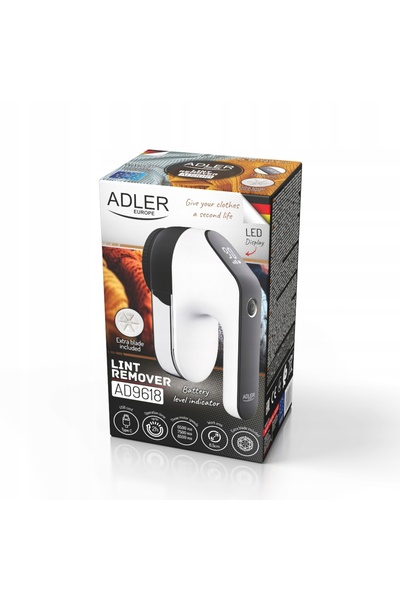 NO BRAND Aparat de scame Adler cu afișaj LCD + Lamă suplimentară