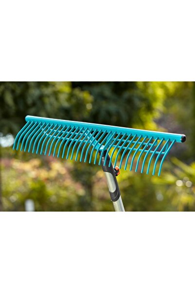 NO BRAND Greblă lată pentru iarbă cu margini teșite de 60 cm
