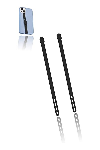Generic Adjustable Silicone Phone Loop Strap - Enhanced Grip, Ergonomic Finge...