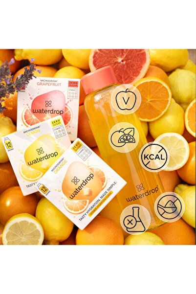 NO BRAND Limonadă Waterdrop Dropsy Hidratantă, Fără Zahăr, Vitamine, 36 Porții