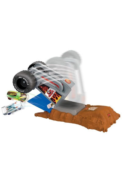 HOT WHEELS MONSTER TRUCK Arena Smashers PROVOCAREA BUTOIAȘI DE ANVELOPE Bone ...