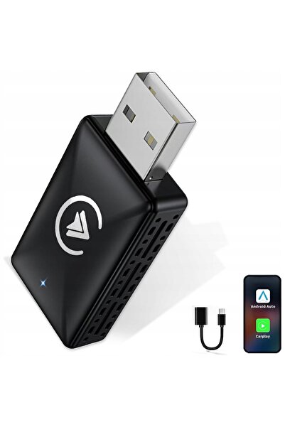 NO BRAND Adaptor Wireless Carplay 2 în 1 pentru Apple Carplay / Android Auto