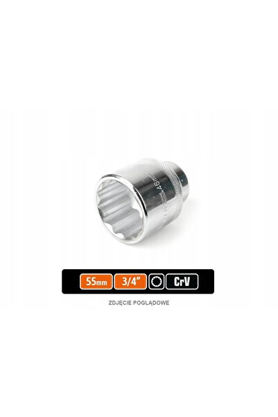 NO BRAND Cheie tubulară Teger de 3/4 ", cu 12 puncte, 55mm