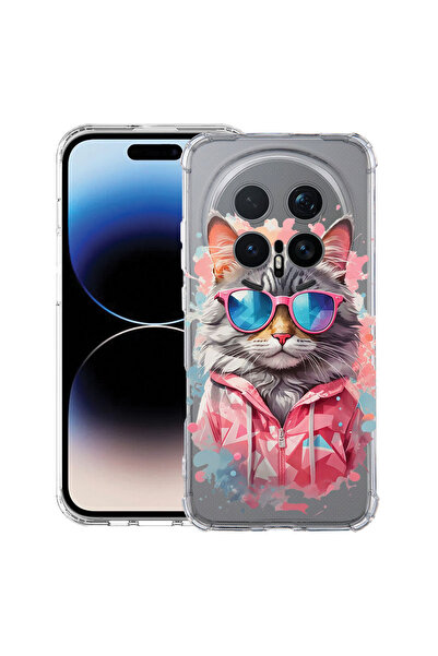 bestcase ®   Αντικραδασμική Θήκη Husa για Honor Magic 8 Pro, Γάτα Shopping Qu...